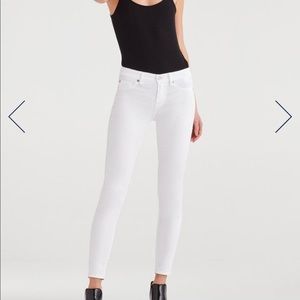 NWT 7 for All Mankind Ankle Skinny - White, Sz 30